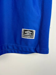 Vintage 90's Umbro Blue Soccer Jersey