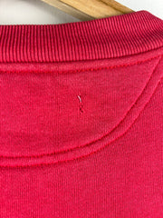 Vintage 90s Logo 7 Indiana Hoosiers University Red Crewneck