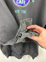 Vintage 90s Hard Rock Café New York Faded Black Crewneck