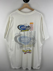 Vintage 2002 Nascar Watkins Glen Sirus Radio White Tee