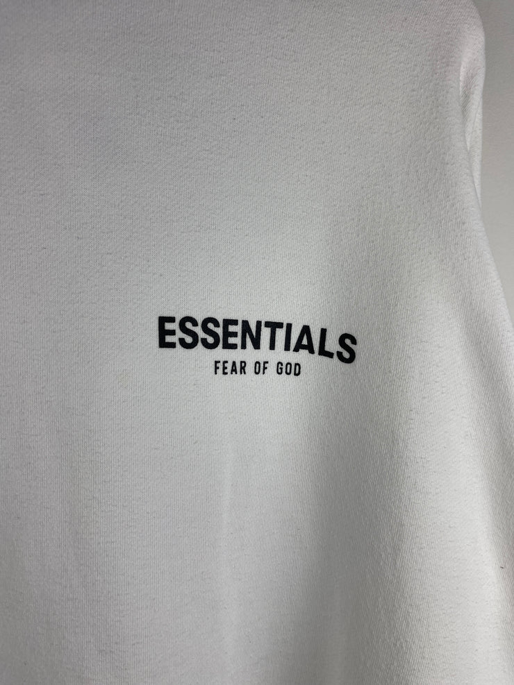 Fear Of God Essentials Photo White Hoodie