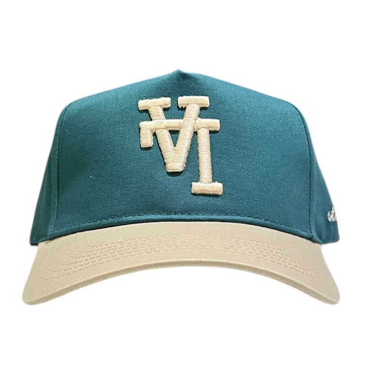Studio 1999 LA Green & Cream Snapback Hat