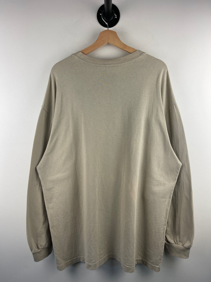 Vintage 90s No Fear Beige Long Sleeve