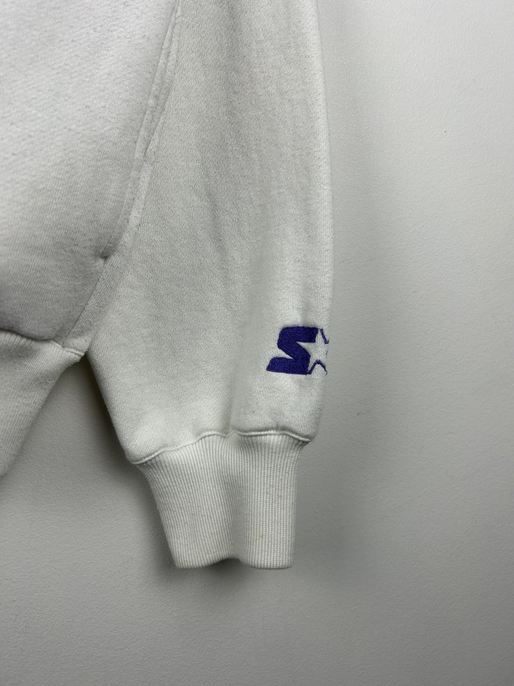 Vintage 80s NBA Starter Los Angeles Lakers White Crewneck