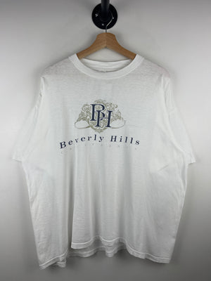 Vintage 90s Beverly Hills California White Tee