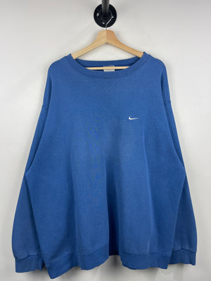 Vintage Nike Mini Swoosh Blue Crewneck