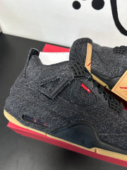 Jordan 4 Levi’s Black (Blank Tab)