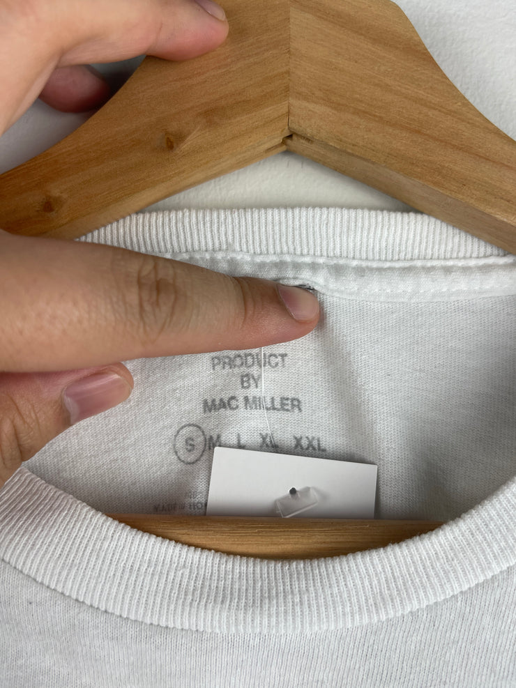 Mac Miller Flower Pot Portrait White Tee