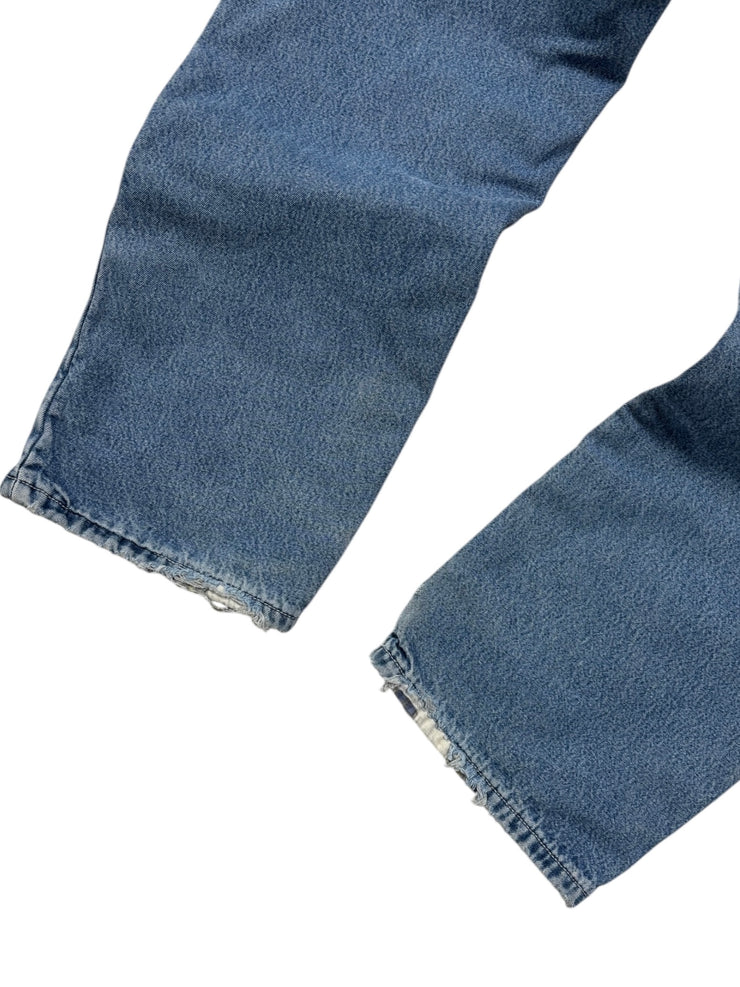 Vintage Dickies Blanket Lined Light Wash Blue Denim Jeans