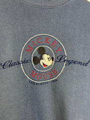 Vintage 90's Mickey Mouse Navy Crewneck