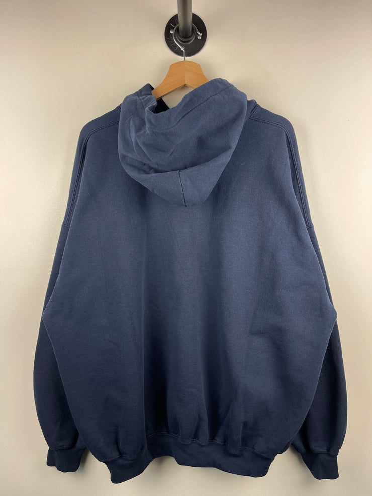 Vintage NFL New England Patriots Football Navy Hoodie