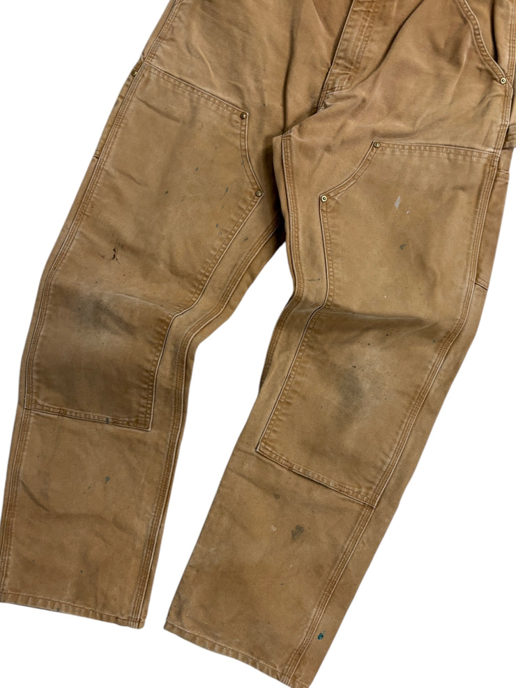 Vintage 90s Carhartt Beige Double Knee Work Pants