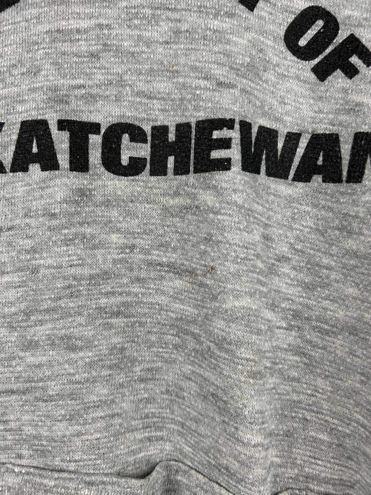 Vintage 60s Gym Master University Of Saskatchewan True Vintage Grey Hoodie