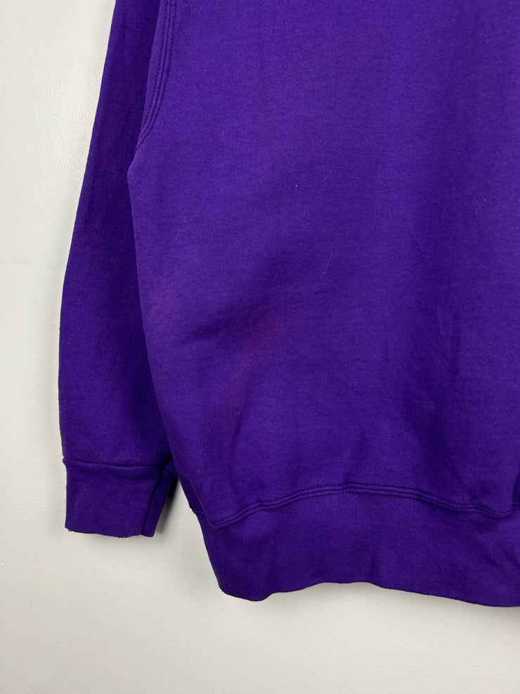 Vintage 90s NFL Minnesota Vikings Purple Crewneck