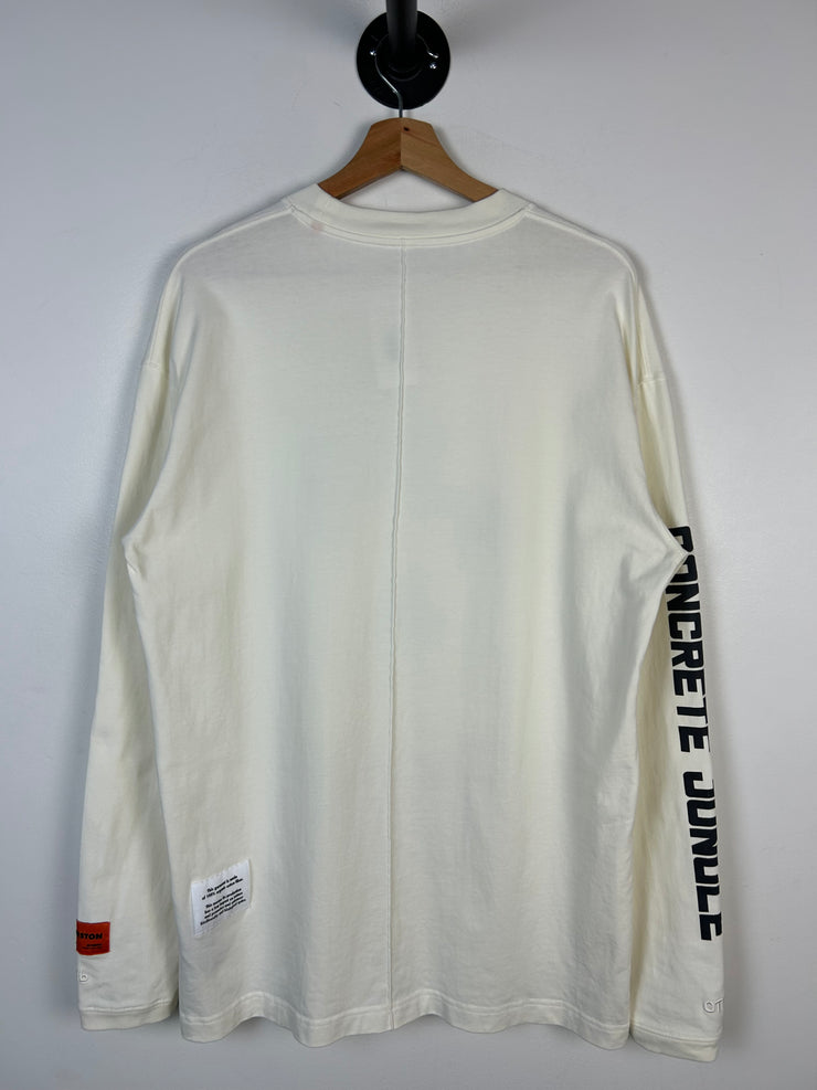 Heron Preston Concrete Jungle White Long Sleeve