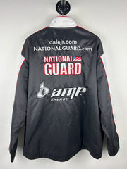 Vintage Nascar Chase Dale Jr National Guard Satin Black Racing Jacket