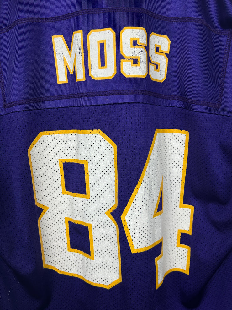 Vintage 90s NFL Puma Minnesota Viking Moss Purple Football Jersey