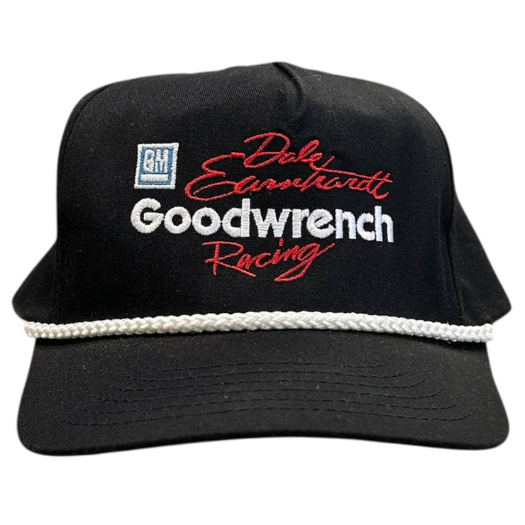 Vintage 90s Nascar Dale Earnhardt Goodwrench Racing Black Snapback Hat