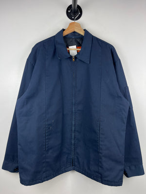 Vintage 80s Red Kap Navy Talon Zipper Work Jacket