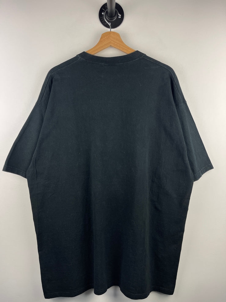 Vintage 90s Red Dog Beer Fire Department Black Tee