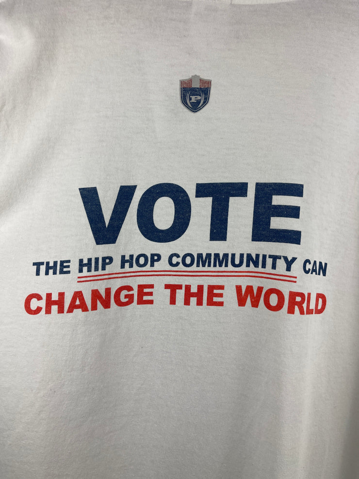 Vintage Phat Farm Run DMC Rev Run White Rap Tee