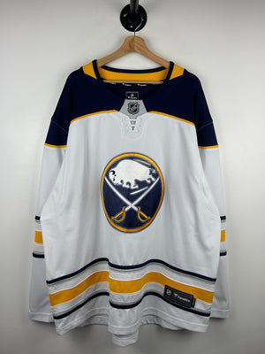 Vintage NHL Fanatics Buffalo Sabres White Hockey Jersey