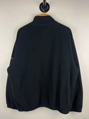 Vintage NFL Reebok Pittsburgh Steelers Black Fleece Quarter Zip Sweater