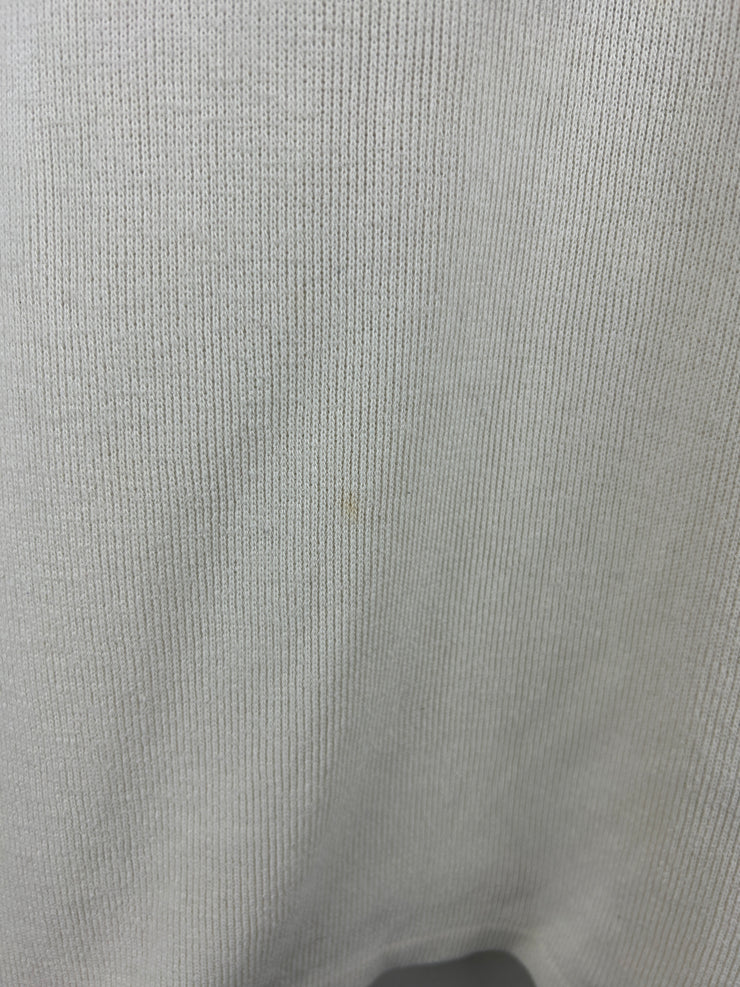 Vintage 90s Polo Ralph Lauren Pony White Quarter Zip Sweater