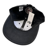 Chrome Hearts Cross Horseshoe Tonal Black Strapback Hat