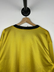 Vintage Y2K Fox Racing Black & Yellow Reversible Long Sleeve Jersey