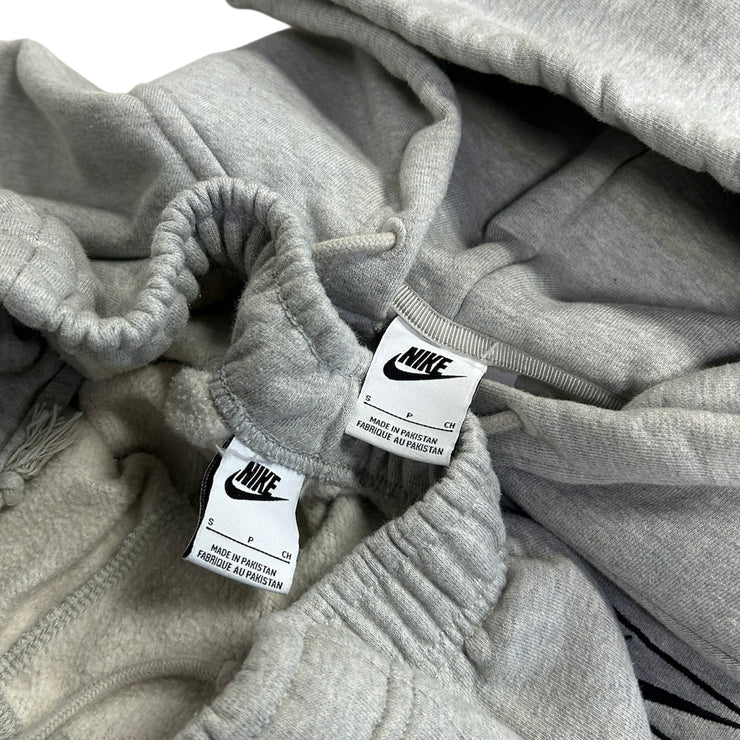 Stussy X Nike Grey Zip Up Hoodie & Sweatpants Tracksuit