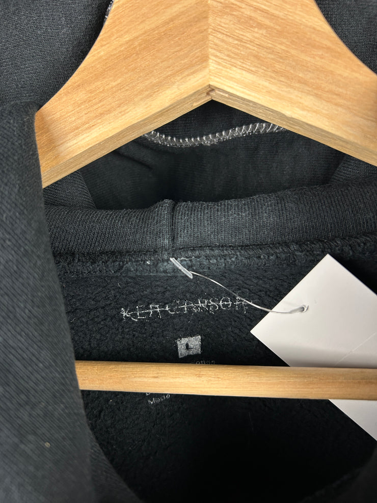 Ken Carson Actual Hate Black Cropped Hoodie