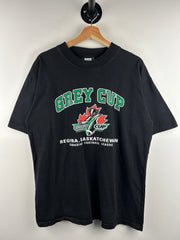 Vintage 2003 Grey Cup Regina Football Black Tee