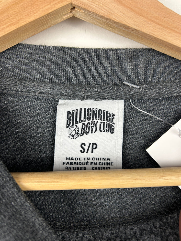 Billionaire Boys Club Helmet Logo Charcoal Crewneck