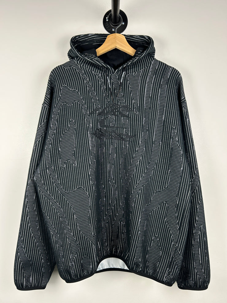 Off White X Nike FW23 Engineered Black Hoodie