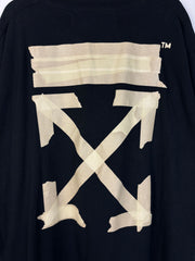 Off White Tape Arrows Black Tee