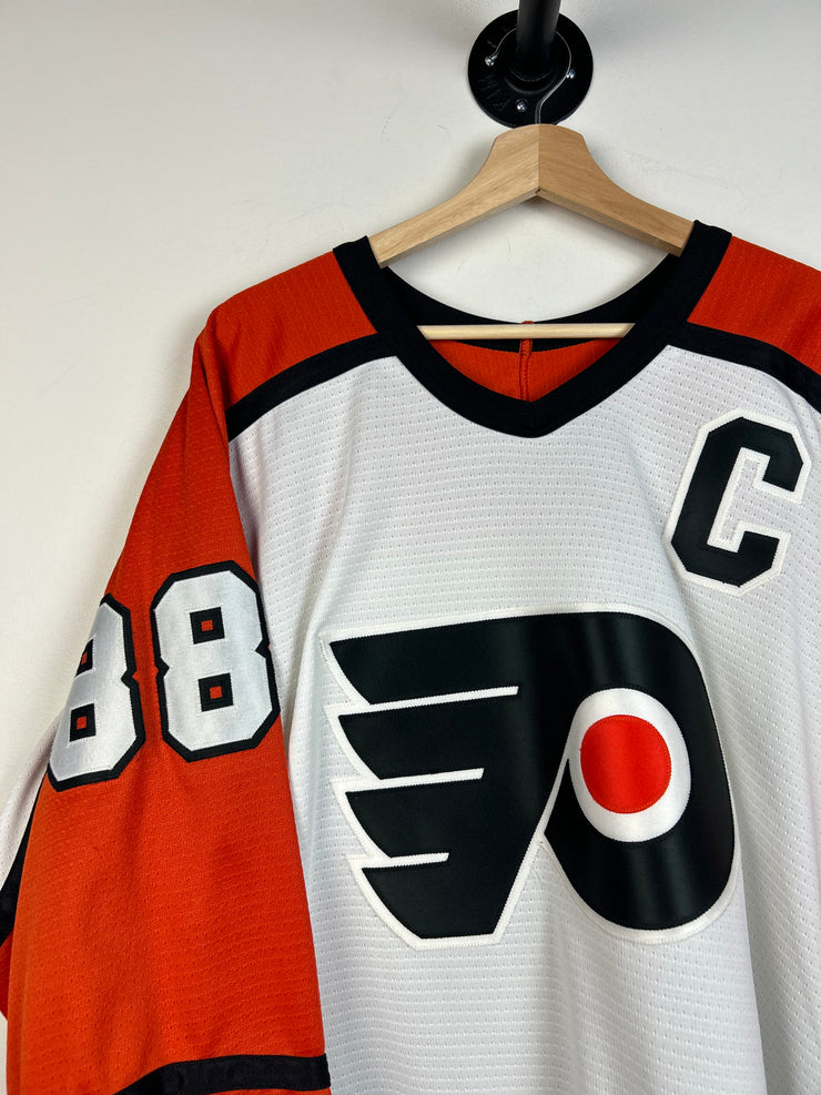 Vintage 90s NHL Nike Philadelphia Flyers Lindros White Hockey Jersey