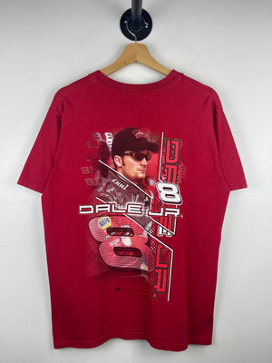 Vintage Nascar Dale Jr Budweiser Red Tee