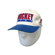 Vintage 90's Starter Hockey News White Snapback Hat