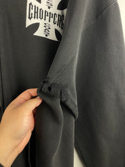 Vintage West Coast Choppers Long Beach Black Zip Up Hoodie