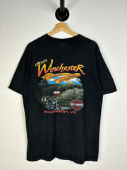 Vintage Harley Davidson Winchester Black Tee