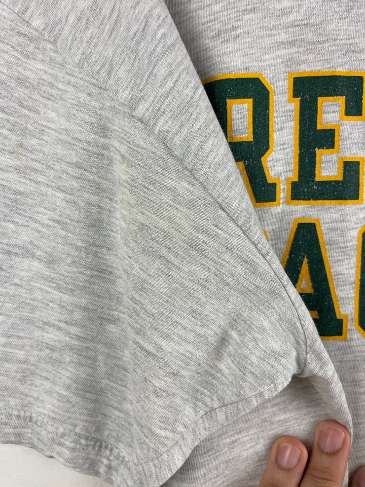Vintage 90s NFL Champion Green Bay Packers Grey Tee