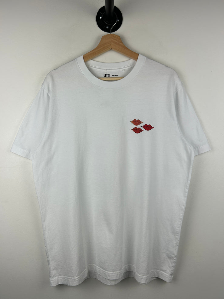 Kaws X Warhol Bunny White Tee