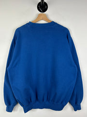 Vintage NFL Indianapolis Colts Embroidered Blue Crewneck