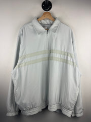 Vintage Callaway Golf White Pullover Quarter Zip Windbreaker
