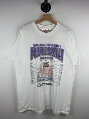 Vintage 2005 NCAA Final Four Basketball St. Louis White Tee
