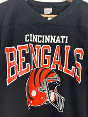 Vintage 80s NFL Champion Cincinnati Bengals Black Football Jersey