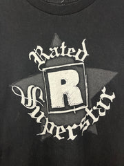 Vintage 2002 WWE Rated R Superstar Black Tee