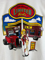 Vintage 90's Limited Road Car Show White Tee