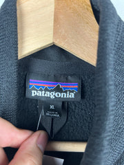Vintage Patagonia Fleece Black Zip Up Vest